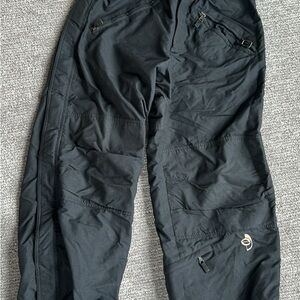 Obermeyer Black Men's zip off  Snow Pants
